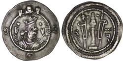 Ancient Coins - Sasanian Empire. Kavad I (488-496, 498-531). AR Drachm. Year 38