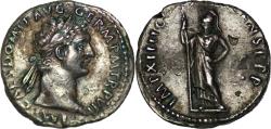 Ancient Coins - Domitian. AD 81-96. AR Fourree Denarius. Rome