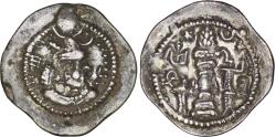 Ancient Coins - Sasanian Empire. Peroz I (459-484). AR Drachm. KA (Kariz) mint