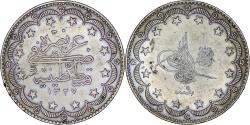 World Coins - Ottoman Empire. Mehmed V (1909-1918). AR 20 Kurush. Constantinople. AH 1327, year 9