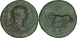 Ancient Coins - Roman Provincial. Trajan (AD 98-117). Æ Semis. Rome. After 109