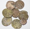 Ancient Coins - Lot of 8 AE Ilkhan Fals