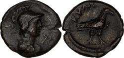 Ancient Coins - Aeolis, Kyme, 2nd century AD. Æ - Athena / Eagle