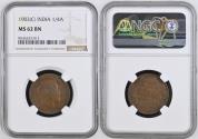 World Coins - British-India. Edward VII (1901-1910). 1/4 Anna. 1903 C