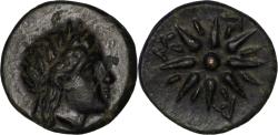 Ancient Coins - Mysia, Gambrion, after 350 BC. Æ - Apollo / Star