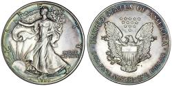 World Coins - USA. American Silver Eagle Dollar. 1989