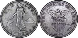World Coins - Philippines. Silver Peso. 1907 S