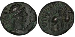 Ancient Coins - Kushan Empire. Vima Takto (Soter Megas) (circa AD 80-100). Æ Tetradrachm