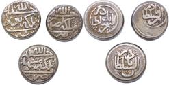 World Coins - Afsharid: Nadir shah, group lot of 3 AR 6 Shahi, various mints and dates
