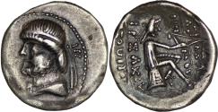 Ancient Coins - Parthian Empire. Phraates II (138-127 B.C.). AR Drachm. Nisa mint