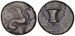 Ancient Coins - Ionia. Teos (Circa 370-340 BC). AR Hemidrachm