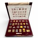 World Coins - The Empire Collection hallmarked silver-gilt stamps