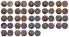 World Coins - Group lot of 23 Seleucid AE coins
