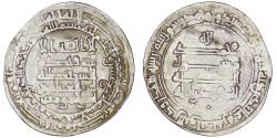 World Coins - Abbasid. al-Muqtadir (908-932). AR Dirham. Madinat al-Salam. AH 314