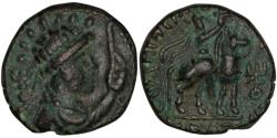 Ancient Coins - Kushan Empire. Vima Takto (Soter Megas) (circa AD 80-100). Æ Tetradrachm