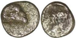 Ancient Coins - Troas. Kebren (400-350 BC). AR Obol