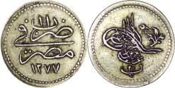 World Coins - Ottoman Empire. Abdülaziz (1867-1876). AR 20 Para. Egypt. AH 1277// Year 11