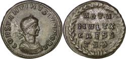 Ancient Coins - Roman Imperial. Constantinus II Caesar (AD 316-337). Æ Follis. Thessalonica