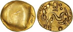Ancient Coins - Northeast Gaul, Ambiani, Gold Stater, Gallo-Belgic import [ECC-23]