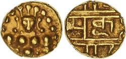 World Coins - Empire of Vijayanagara, Gold ‘Durgi’ Pagoda, 1509-29 [IC-70]