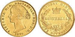 World Coins - Australia, Gold 'Sydney-mint' Sovereign, 1866 [ACPD12-5]
