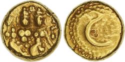 World Coins - Kingdom of Mysore, Gold Pagoda, 1761-1782 [IC-69]