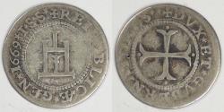 World Coins - ITALY - Republic of Genoa, 1669 Cavalotto , Fine
