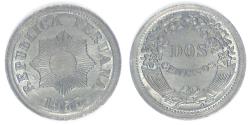 World Coins - PERU - Republic, 1955, 2 Centavos, Choice BU
