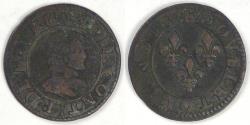 World Coins - FRANCE - Principality of Château-Regnault, Francis, ND (1605-1614), Double Tournois, Choice Fine