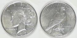 Us Coins - 1935 Peace Dollar, MS details