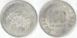 World Coins - CAMEROON - Republic, 1972, 100 Francs, AU
