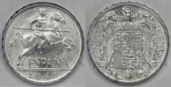 World Coins - SPAIN - Nationalist Government, 1941, 5 Centimos, Brilliant Uncirculated