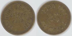 Us Coins - Fremont Trading Co., Climax, Colorado, Good For 25¢ in Trade Token, Choice EF