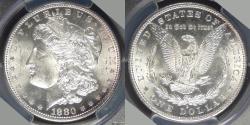 Us Coins - 1880-S Morgan Dollar, MS-64 PCGS
