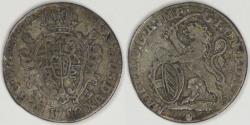 World Coins - AUSTRIAN NETHERLANDS, Maria Theresa, 1750 Escalin, about VF