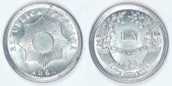 World Coins - PERU - Republic, 1961 Centavo, Choice BU