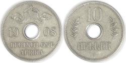 World Coins - GERMAN EAST AFRICA - Colony, Wilhelm II, 1908 J, 10 Heller, Extra Fine