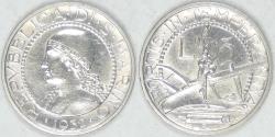 World Coins - SAN MARINO -  Republic, 1932 R, 5 Lire, Choice AU