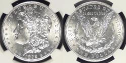Us Coins - 1899 Morgan Dollar, MS-61 NGC
