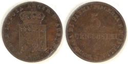 World Coins - ITALY - Duchy of Parma, Maria Luigia, 1830 5 Centesimi, Fine