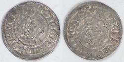 World Coins - GERMANY - County of Limburg, Dietrich V (1401-1443) AR Pfennig, about VF