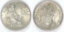 World Coins - PHILIPPINES - Commonwealth, 1944 (p), 5 Centavos, Brilliant Uncirculated