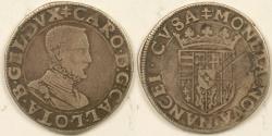 World Coins - GERMANY - Lorraine, Karl II (1545-1608), ND Teston, Fine