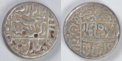 World Coins - INDIA - Mughal Empire, Shah Jahan, ND (1634-1656) Rupee, Very Fine