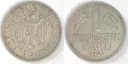 World Coins - GERMANY - Federal Republic, 1950 G Deutsch Mark, Extra Fine