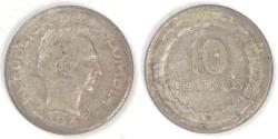World Coins - COLOMBIA - Republic, 1946 B, 10 Centavos, Extra Fine
