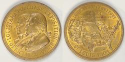 Us Coins - 1904 Louisiana Purchase Exposition Medal (So-Called Dollar), BU