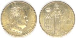 World Coins - MONACO - Principality, Rainier III, 1962, 50 Centimes, Choice BU