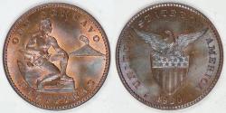World Coins - PHILIPPINES - U.S. Territory, 1930 M, Centavo, Choice BU RB