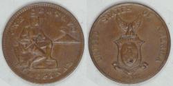 World Coins - PHILIPPINES - Commonwealth, 1938 M, Centavo, Almost Uncirculated